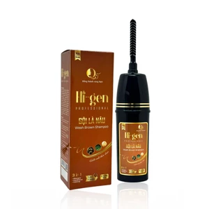 Dầu gội phủ bạc Hi-gen _ Gội là Nâu chai lược 250ml