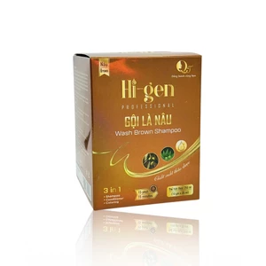 Dầu gội Phủ Bạc Hi-gen _ Gội là Nâu gói 25ml (Hộp 10 gói)
