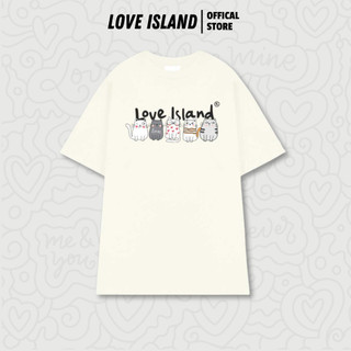 Áo Thun Local Brand LoveIsland Unisex Form Rộng Nam Nữ Prenium Cotton 100% LoveCats tặng kèm Box [A252]