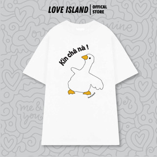 Áo Thun Local Brand LoveIsland Vịt Kìn Chá Nà Unisex Form Rộng Nam Nữ Prenium Cotton 100% tặng kèm Box [A240]