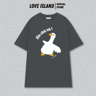 Áo Thun Local Brand LoveIsland Vịt Kìn Chá Nà Unisex Form Rộng Nam Nữ Prenium Cotton 100% tặng kèm Box [A240]