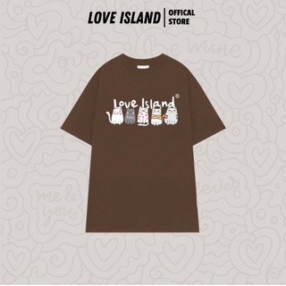 Áo Thun Local Brand LoveIsland Unisex Form Rộng Nam Nữ Prenium Cotton 100% LoveCats tặng kèm Box [A252]