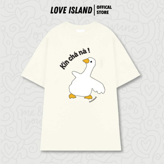 Áo Thun Local Brand LoveIsland Vịt Kìn Chá Nà Unisex Form Rộng Nam Nữ Prenium Cotton 100% tặng kèm Box [A240]