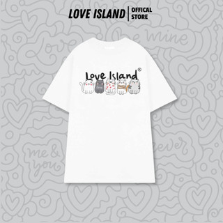 Áo Thun Local Brand LoveIsland Unisex Form Rộng Nam Nữ Prenium Cotton 100% LoveCats tặng kèm Box [A252]