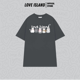 Áo Thun Local Brand LoveIsland Unisex Form Rộng Nam Nữ Prenium Cotton 100% LoveCats tặng kèm Box [A252]