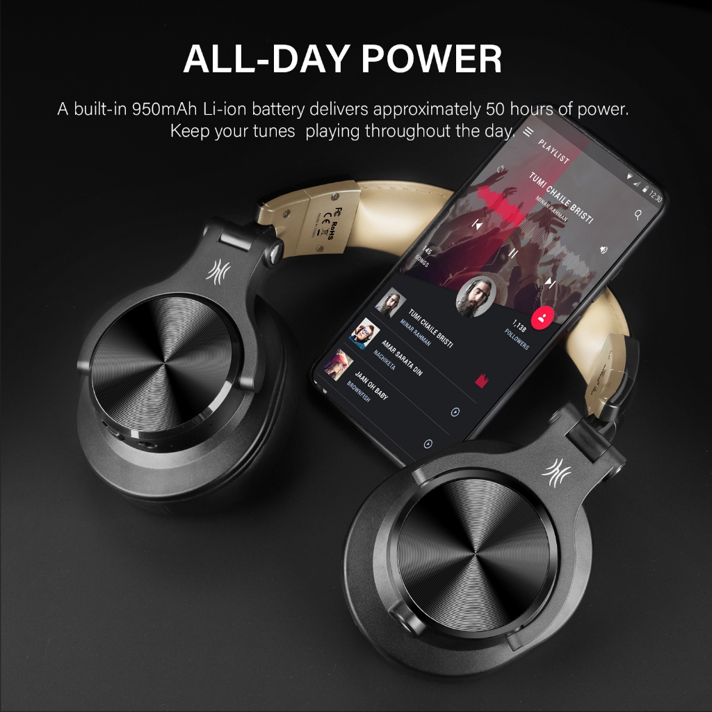 Ảnh Tai nghe Bluetooth Headphone OneOdio A70 | Hàng chính hãng - Fullbox 2