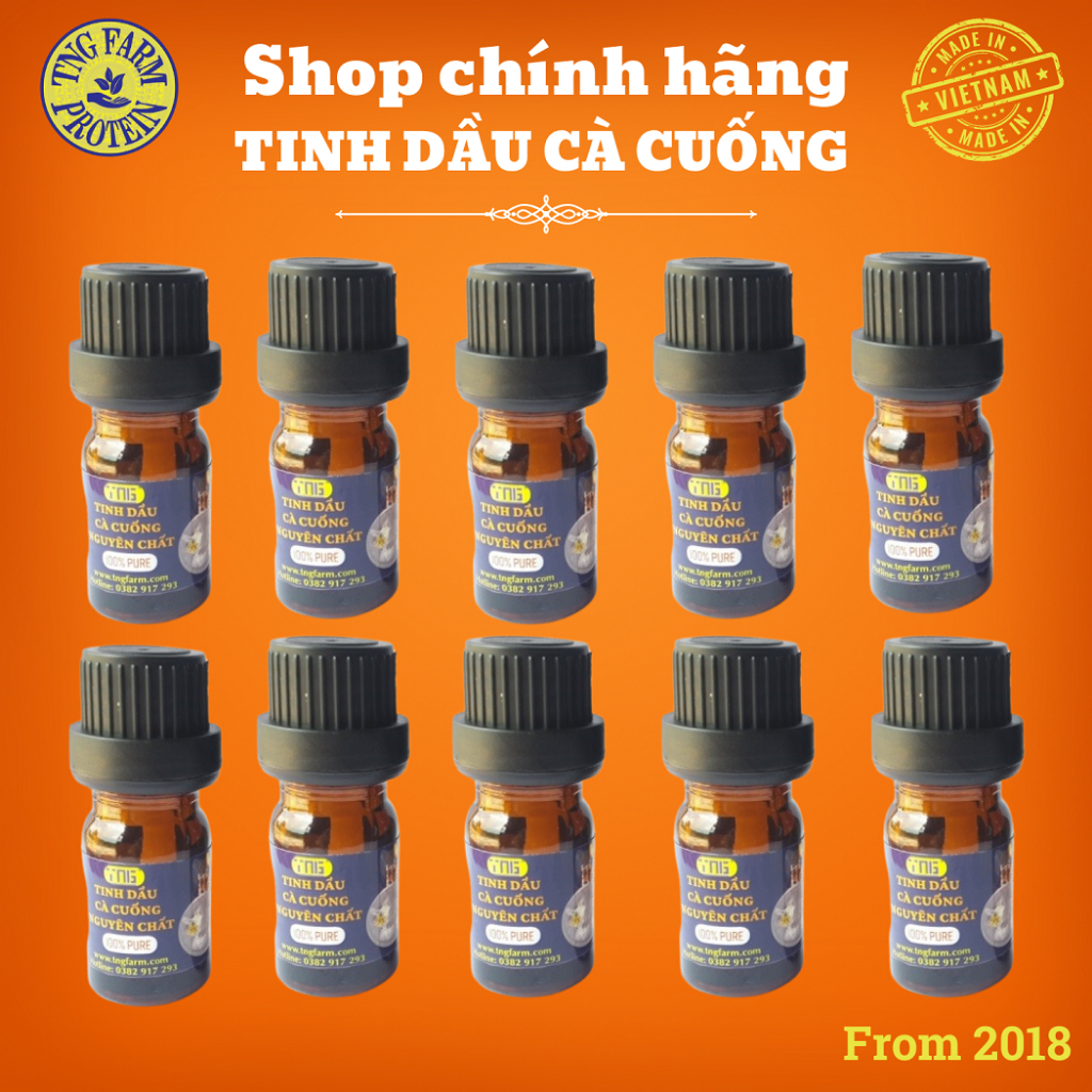 Tinh dầu cà cuống đực tự nhiên  thơm cay nồng nàn - 4 hũ 5mL.