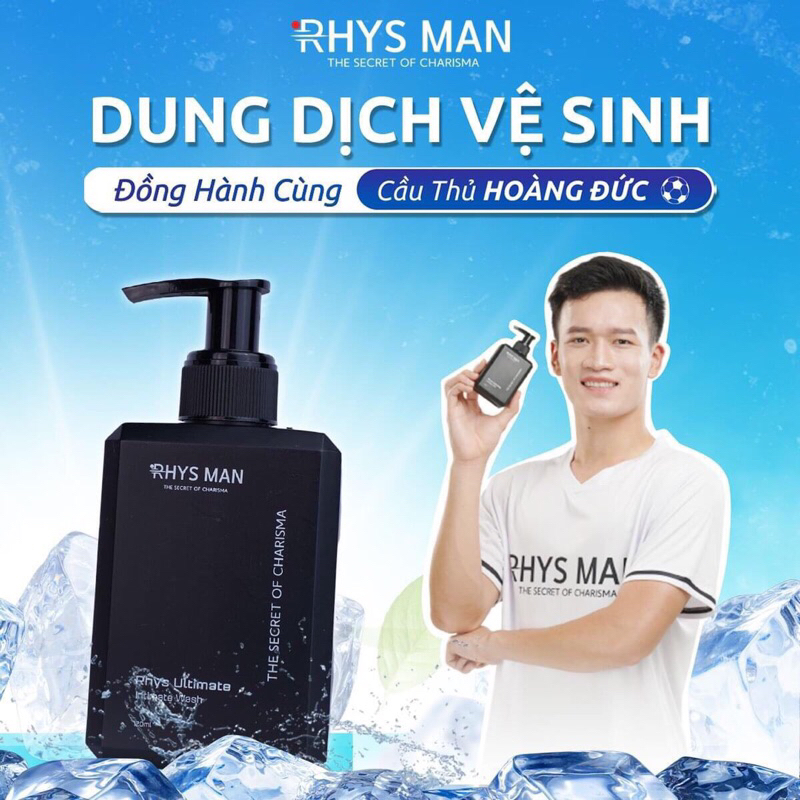 Dung dịch vệ sinh nam giới RHYS MAN hương bạc hà Rhys Ultimate 120ml ...