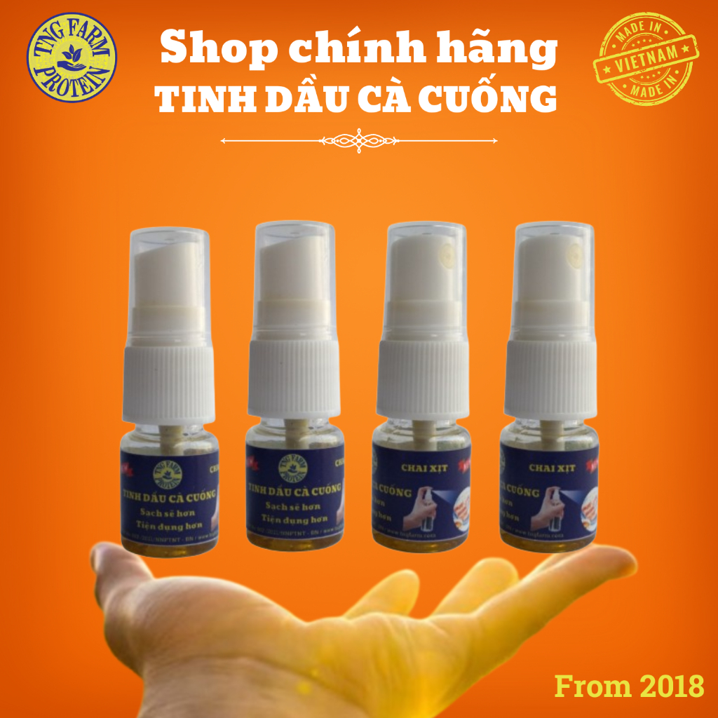 Tinh dầu Cà cuống đực tự nhiên - Thơm Cay Nồng nàn - 5 Chai mới dạng xịt. 5 ml.