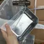 HỘP ĐỰNG THỰC PHẨM INOX 304 18CM CỠ LỚN - Khay inox kèm nắp trong, bảo quản thực phẩm tiện lợi