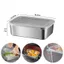 HỘP ĐỰNG THỰC PHẨM INOX 304 18CM CỠ LỚN - Khay inox kèm nắp trong, bảo quản thực phẩm tiện lợi