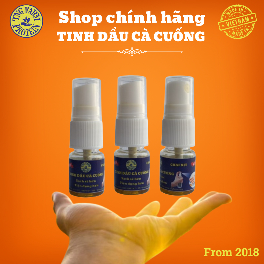 Tinh dầu Cà cuống đực tự nhiên - Thơm Cay Nồng nàn - 3 Chai mới dạng xịt. 5 ml.