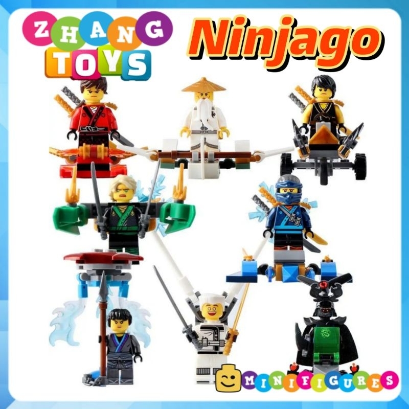 Đồ chơi xếp hình Ninjago season 8 Nya - Zane - Garmadon - Lloyd - Jay ...