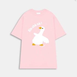 Áo Thun Local Brand LoveIsland Vịt Kìn Chá Nà Unisex Form Rộng Nam Nữ Prenium Cotton 100% [A240]