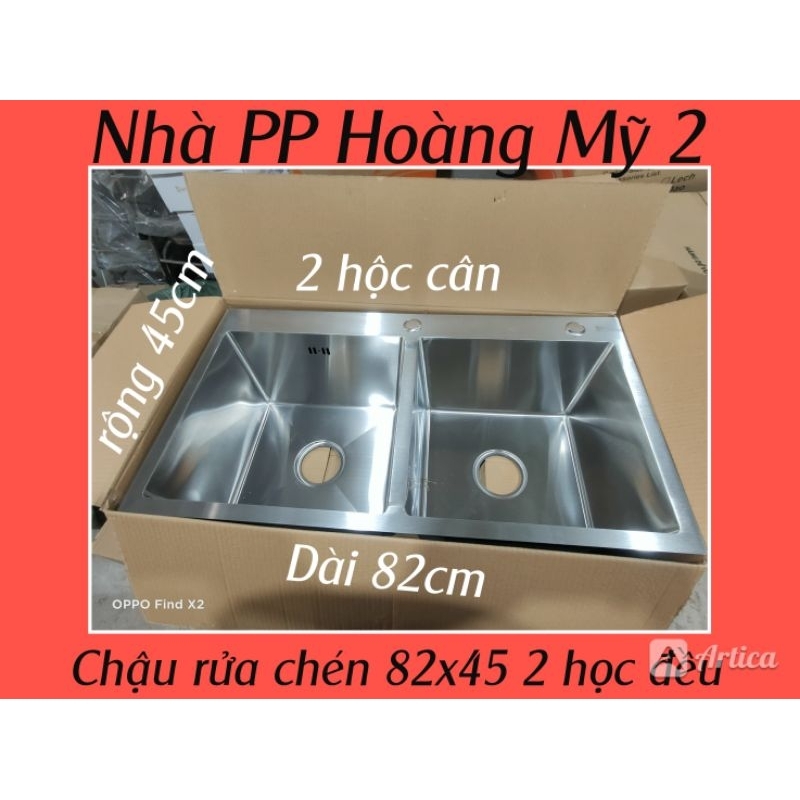 [CHẬU ĐÚC] Chậu Rửa Chén inox SUS 304 KT 8245 cân | Shopee Việt Nam