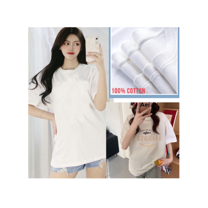 Aó thun phom rộng giấu quần-Áo localbran tay lỡ-Aó phông unisex tay lỡ-Chất liệu cotton 100% thoáng mát-Thời trang.