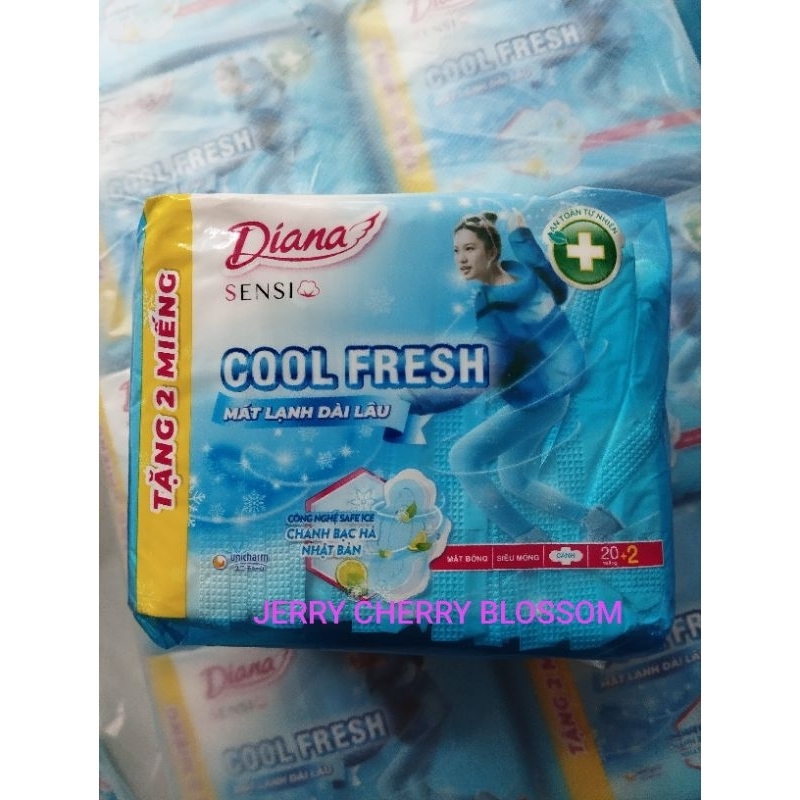1 gói DIANA SENSI / Siêu thấm  siêu mỏng 20 miếng