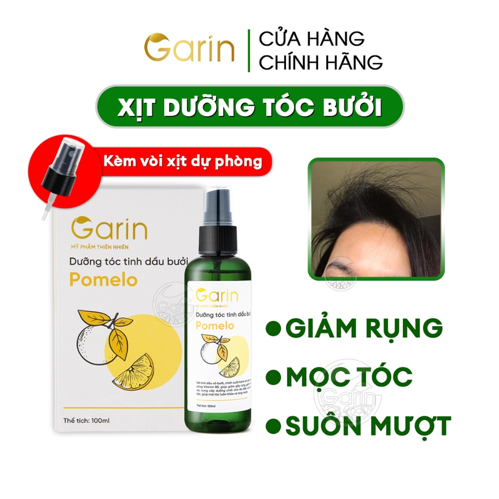 Review Tinh Dầu Bưởi Garin Kích Mọc Tóc, Giảm Rụng, Dày Tóc Chỉ 57K