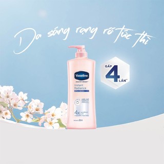Sữa dưỡng thể dưỡng trắng Vaseline Healthy Bright Instant Radiance (320ml/350ml)