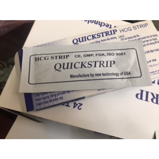 Que thử thai QuickStrip nhanh chính xác