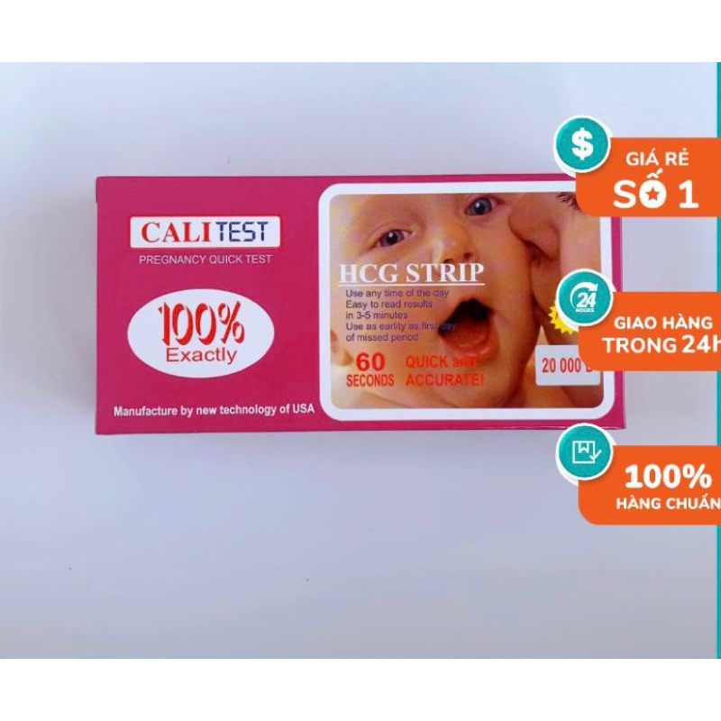 QUE THỬ THAI chính xác nhanh gọn CALI TEST/Pregance