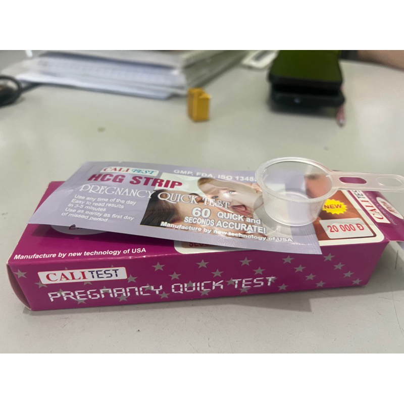 Combo 10 QUE THỬ THAI chính xác nhanh gọn CALI TEST/Pregnancy
