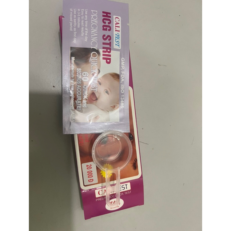 Combo 10 QUE THỬ THAI chính xác nhanh gọn CALI TEST/Pregnancy