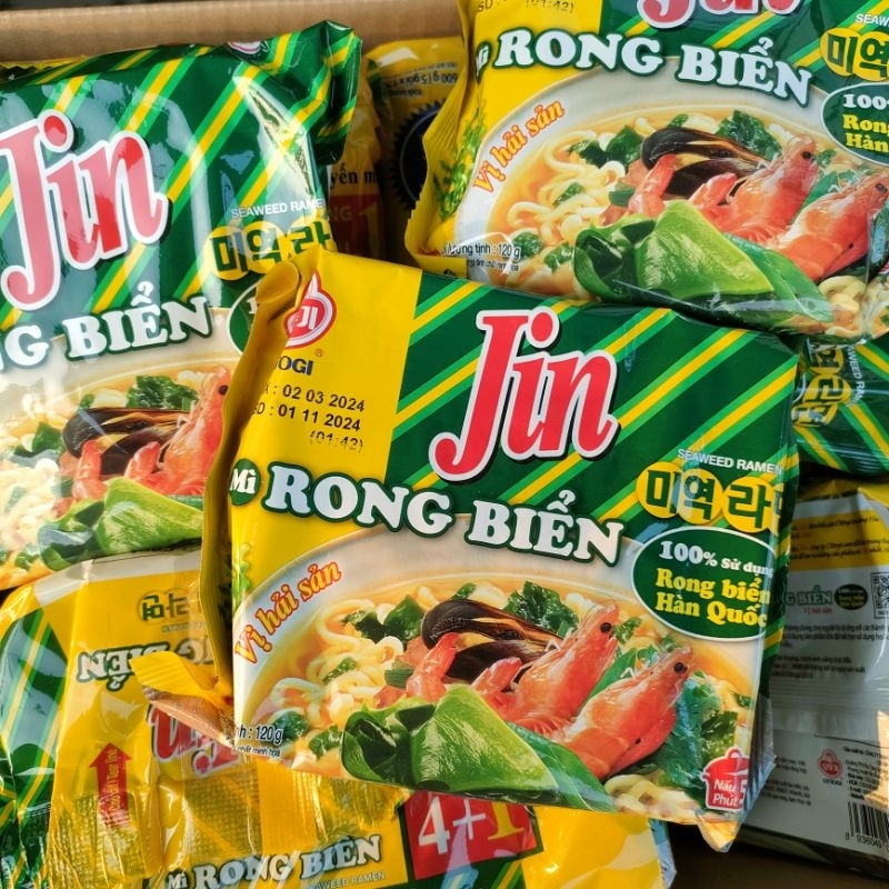 Mì rong biển vị hải sản Ottogi 120g/미역라면 120G | Shopee Việt Nam