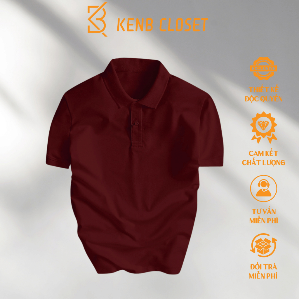 Áo thun nam POLO vải cotton cá sấu có cổ tay ngắn nhiều màu cực sang trọng lịch lãm | BigBuy360 - bigbuy360.vn