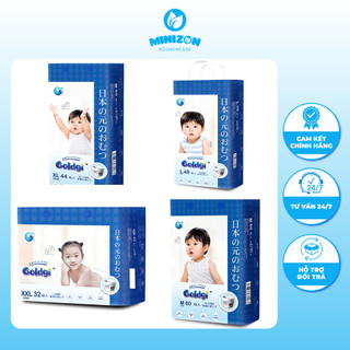 Bỉm dán/quần Goldgi Cao Cấp Nhật Mẫu Mới Premium Size Nb92/S84/M66/M60/L56/L48/XL46/XL44/XXL32