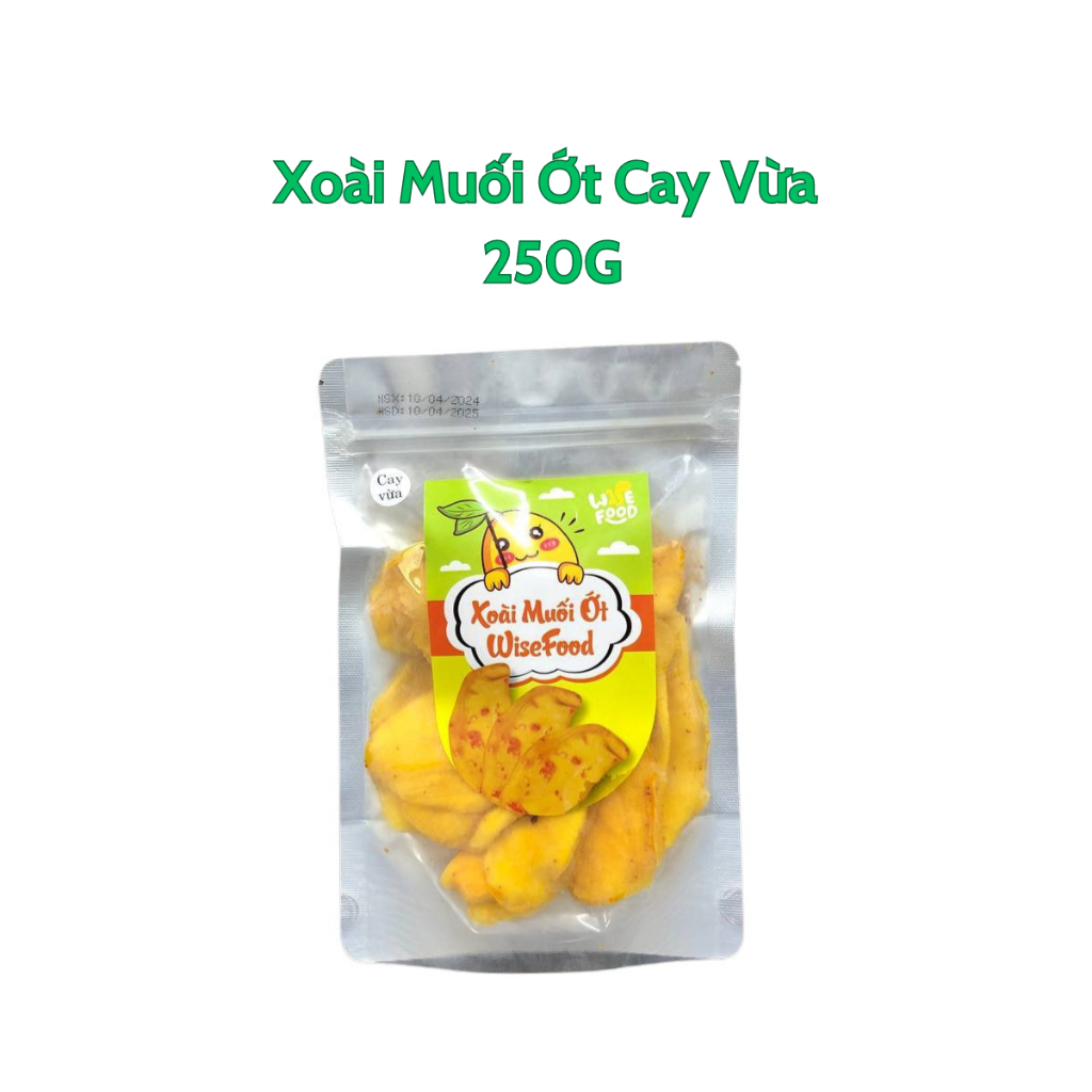 Xoài Muối Ớt Wise Food 250g -  CAY VỪA