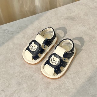 Dép Rọ chíp chíp Tập Đi Quai Dán nhiều Nhân vật hoạt hình 3D Dễ Thương Chất Liệu Da PU Siêu Mềm Cho Bé ( TD12 )