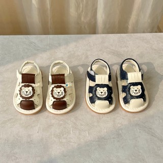 Dép Rọ chíp chíp Tập Đi Quai Dán nhiều Nhân vật hoạt hình 3D Dễ Thương Chất Liệu Da PU Siêu Mềm Cho Bé ( TD12 )