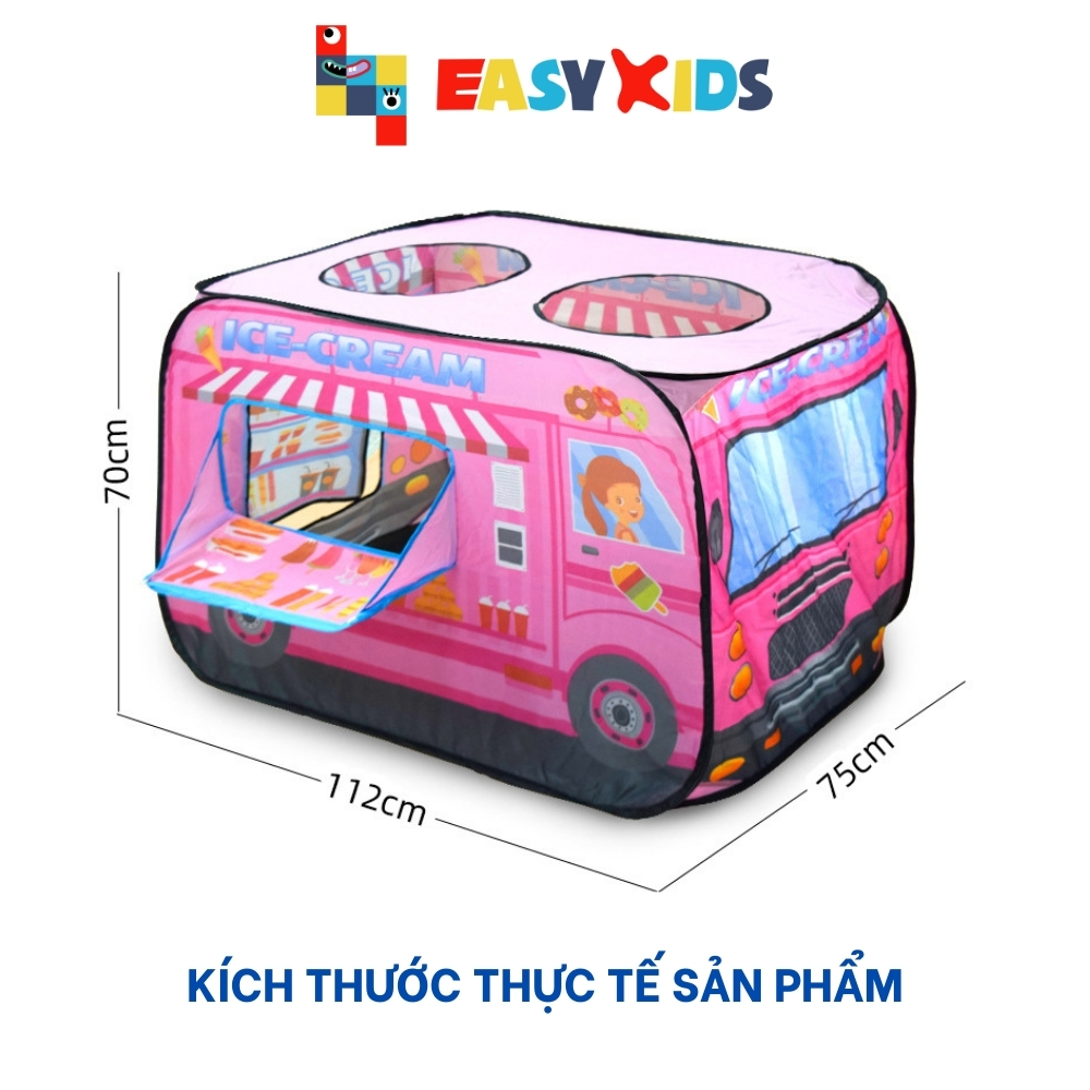 Nhà Lều Vải Công Chúa Bé Gái , Lều Cho Bé Trai Ngủ Chơi Trong Nhà Ngoài Sân Có Khung Thép Dẻo Dễ Gấp