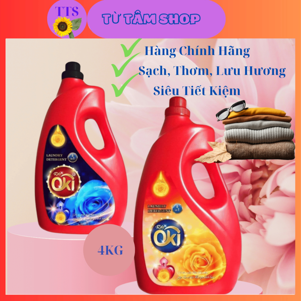 Nước Giặt xả Cao cấp OKI 4kg