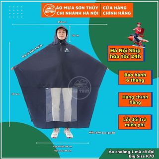 ( K7-CHẤT LIỆU Polyester - TỔ ONG ) Áo Mưa Choàng Siêu To Vải Dù Polyester Áo Mưa Sơn Thủy Trùm Toàn Thân Cỡ Đại Vải Dù