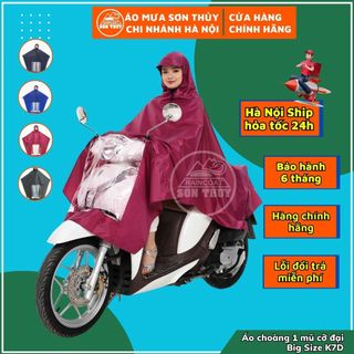 ( K7-CHẤT LIỆU Polyester - TỔ ONG ) Áo Mưa Choàng Siêu To Vải Dù Polyester Áo Mưa Sơn Thủy Trùm Toàn Thân Cỡ Đại Vải Dù
