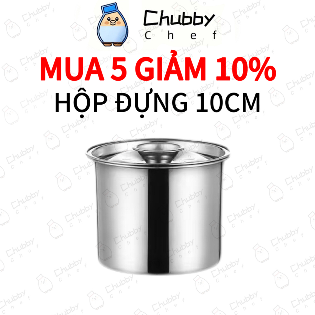 THỐ INOX CAO CẤP CÓ NẮP ĐẬY DÙNG ĐỰNG VÀ BẢO QUẢN THỨC ĂN, DÙNG LÀM NỒI ...