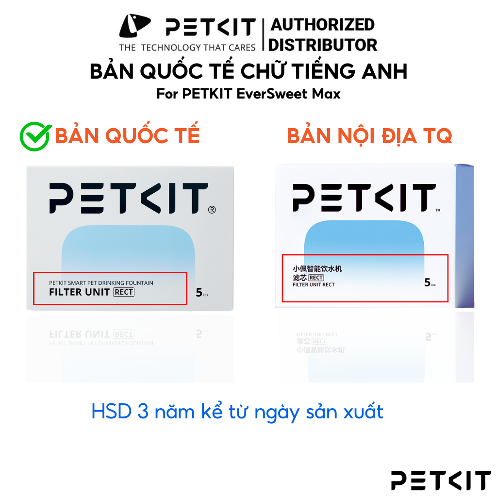 Ảnh Lõi Lọc Nước PETKIT Cho Máy Lọc Nước Cho Chó Mèo PETKIT Eversweet Max - Filter RECT 1