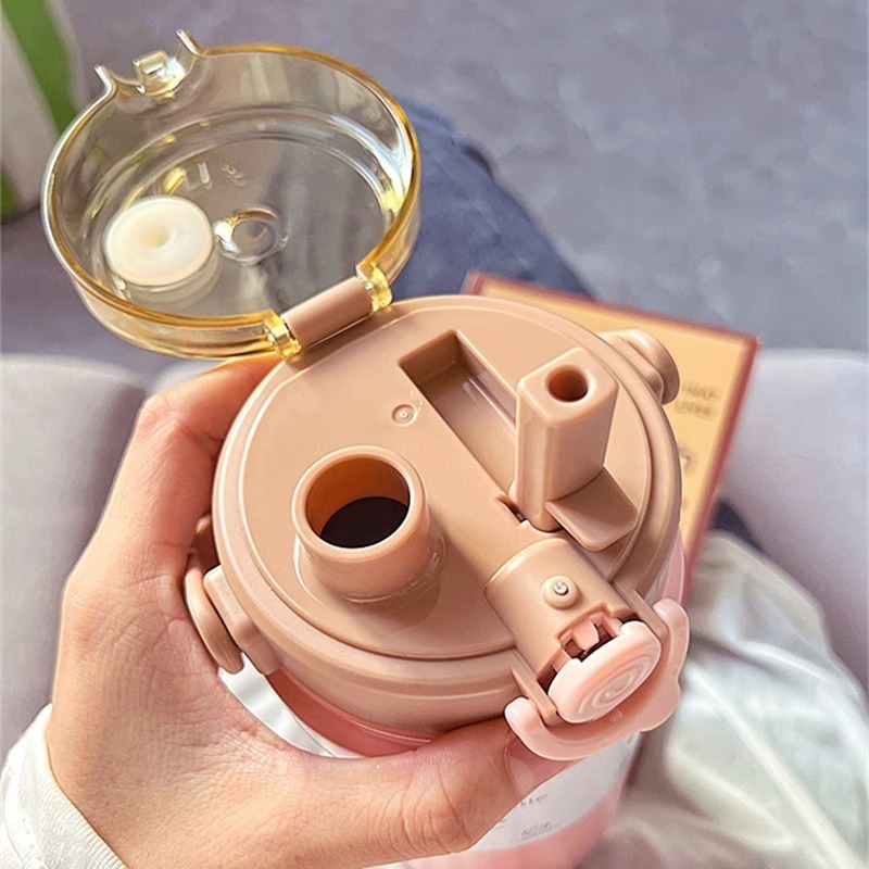Bình nước giữ nhiệt BOSS thể tích 800ml/1000ml/1200ML có ống hút,chống tràn tốt giữ lạnh nóng lên đến 12H