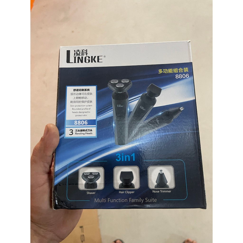 MÁY CẠO RÂU LINGKE 3 IN 1 | Shopee Việt Nam