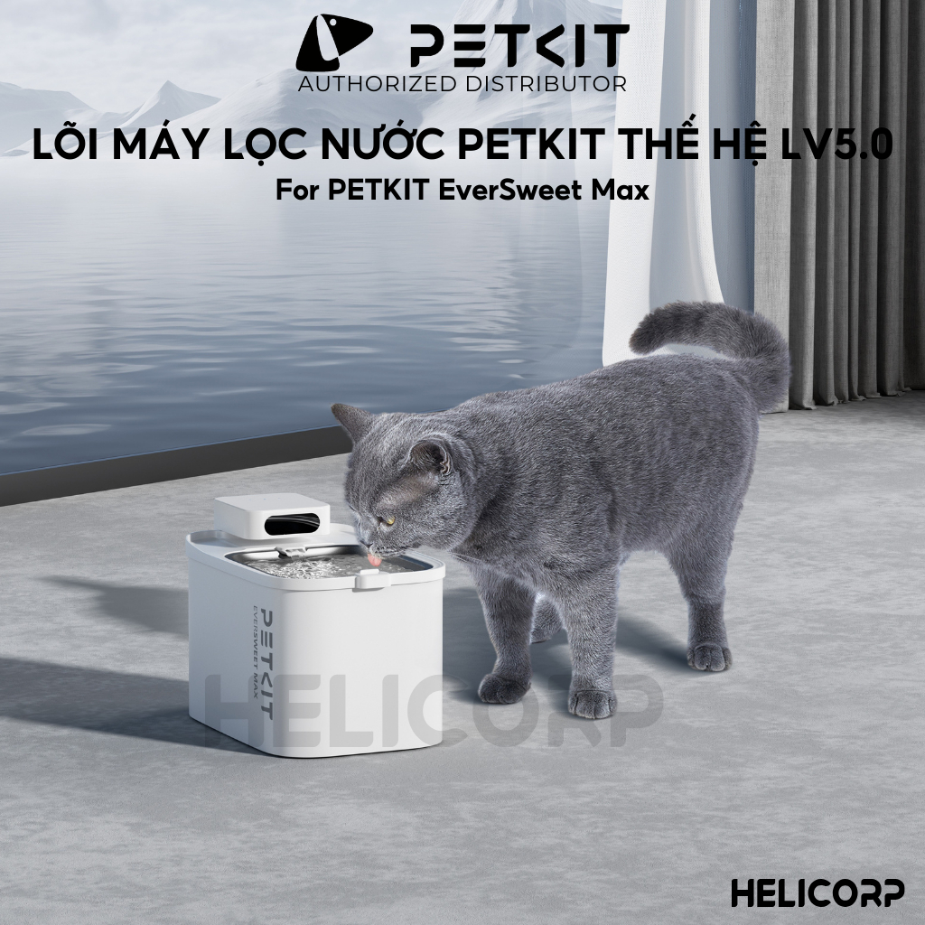 Ảnh Lõi lọc nước PETKIT Filter Rect dùng cho PETKIT Eversweet Max lọc sạc hiệu quả cao - HELICORP 4