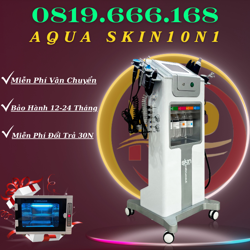 Máy Aqua Skin Management 10 Trong 1 - Máy Aqua 10in1 Chăm Sóc Da Chuyên ...