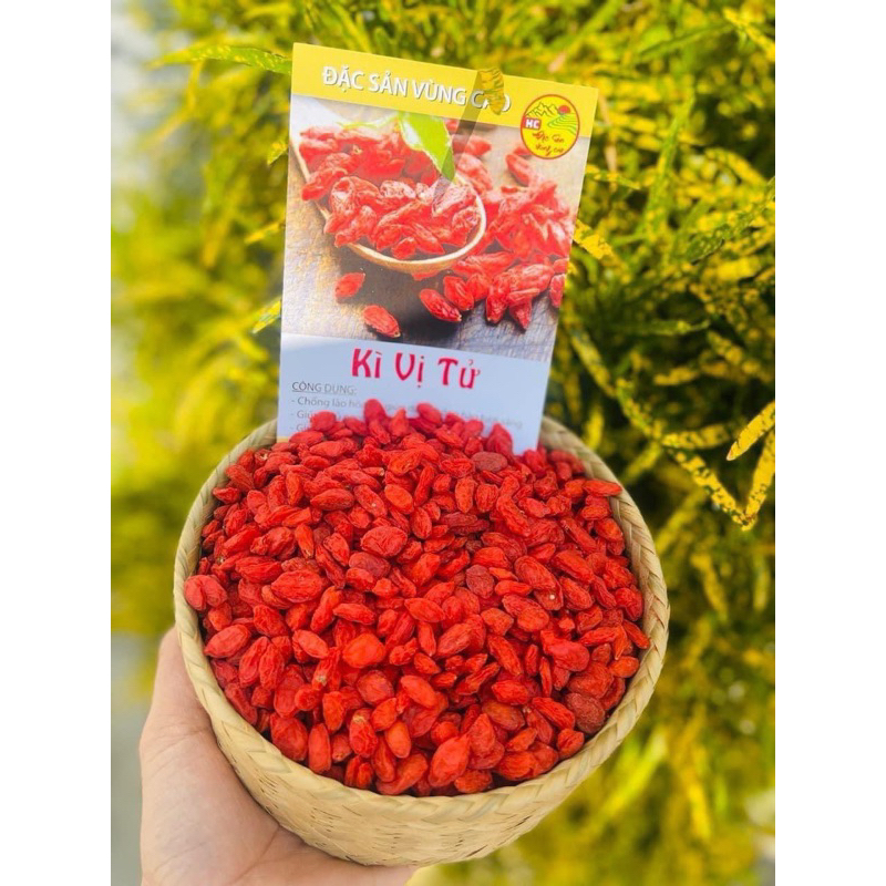 Kỷ Tử Đỏ Loại Đẹp 500g | Quả To Đều Chín Đỏ Ngọt Thanh Thơm Sạch Hàng Mới