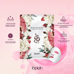 1-5 miếng Mặt Nạ Dưỡng Da 16plain New Age Syn-Ake Mask - hạn 2028 Hàn Quốc IS181