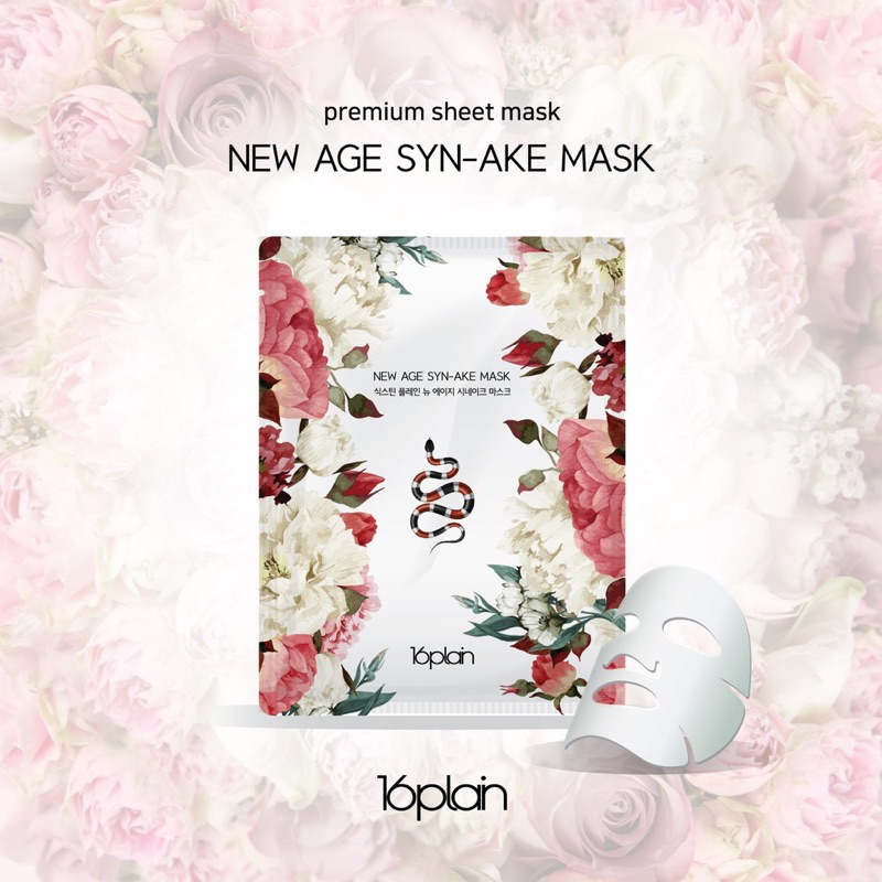 1-5 miếng Mặt Nạ Dưỡng Da  16plain New Age Syn-Ake Mask - hạn 2028 Hàn Quốc  IS181