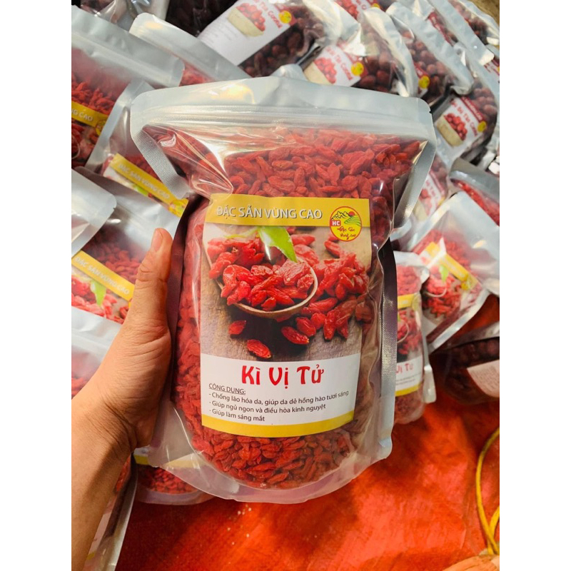 Kỷ Tử Đỏ Loại Đẹp 500g | Quả To Đều Chín Đỏ Ngọt Thanh Thơm Sạch Hàng Mới