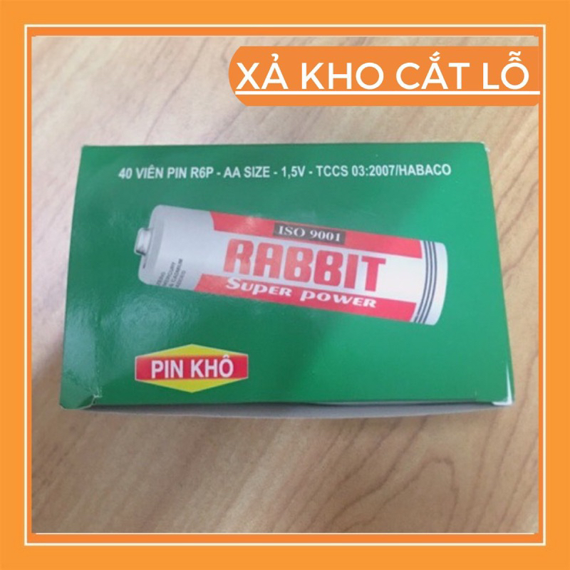 Vỉ 4 pin con thỏ 1,5V - AA - R6P (Pin tiểu) - Hàng chính hãng | Shopee ...