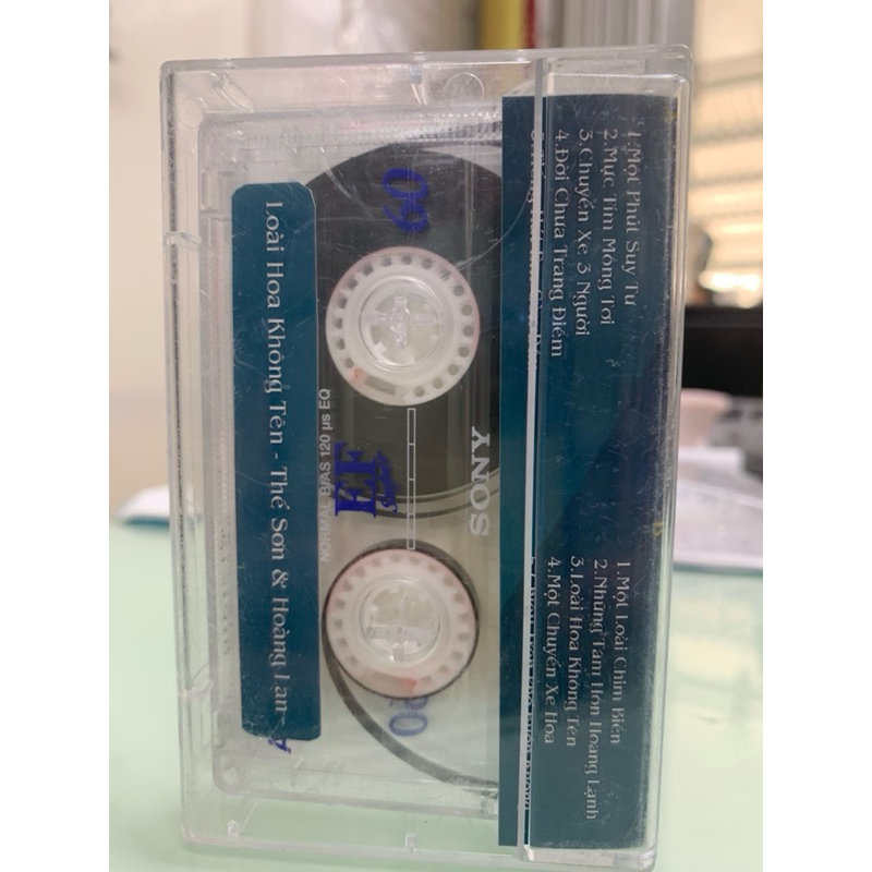 Băng cassette Loài Hoa Không Tên - Thế Sơn; Hoàng Lan