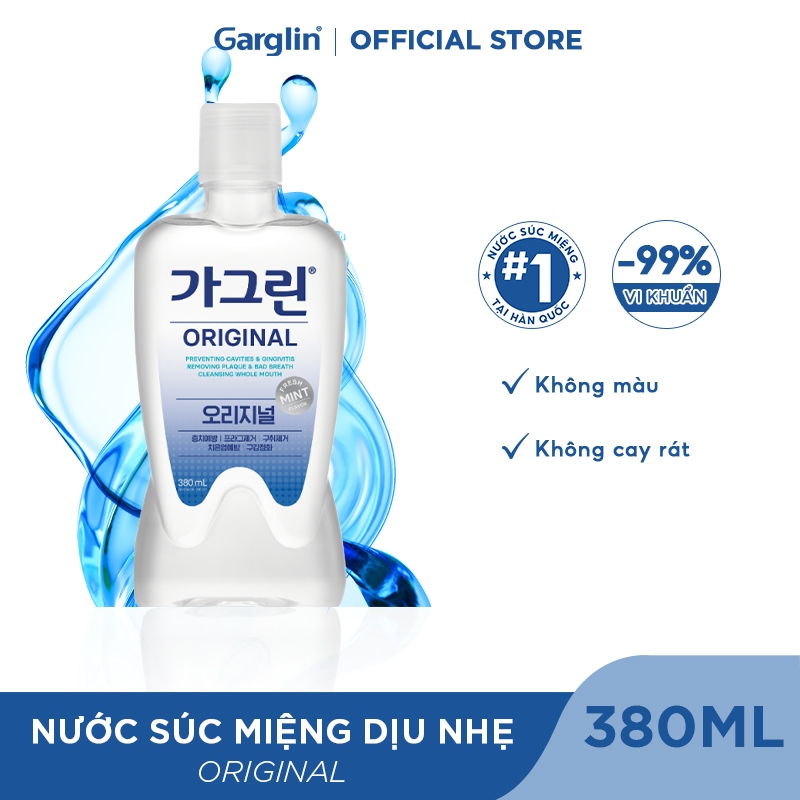 Nước súc miệng Garglin Original chai 380ml | Shopee Việt Nam
